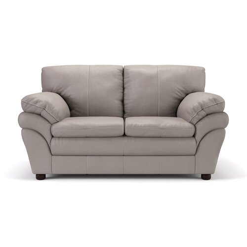 Grey Leather Loveseats You Ll Love Wayfair   65' Leather Loveseat 